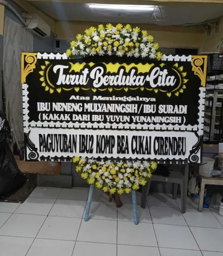 Papan Bunga Duka Juntiweden Juntinyuat
