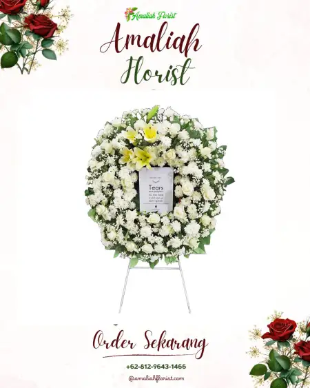 Krans Bunga Duka Juntiweden Juntinyuat